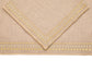 Natural linen placemats and  napkins with delicate  gold embroidery.