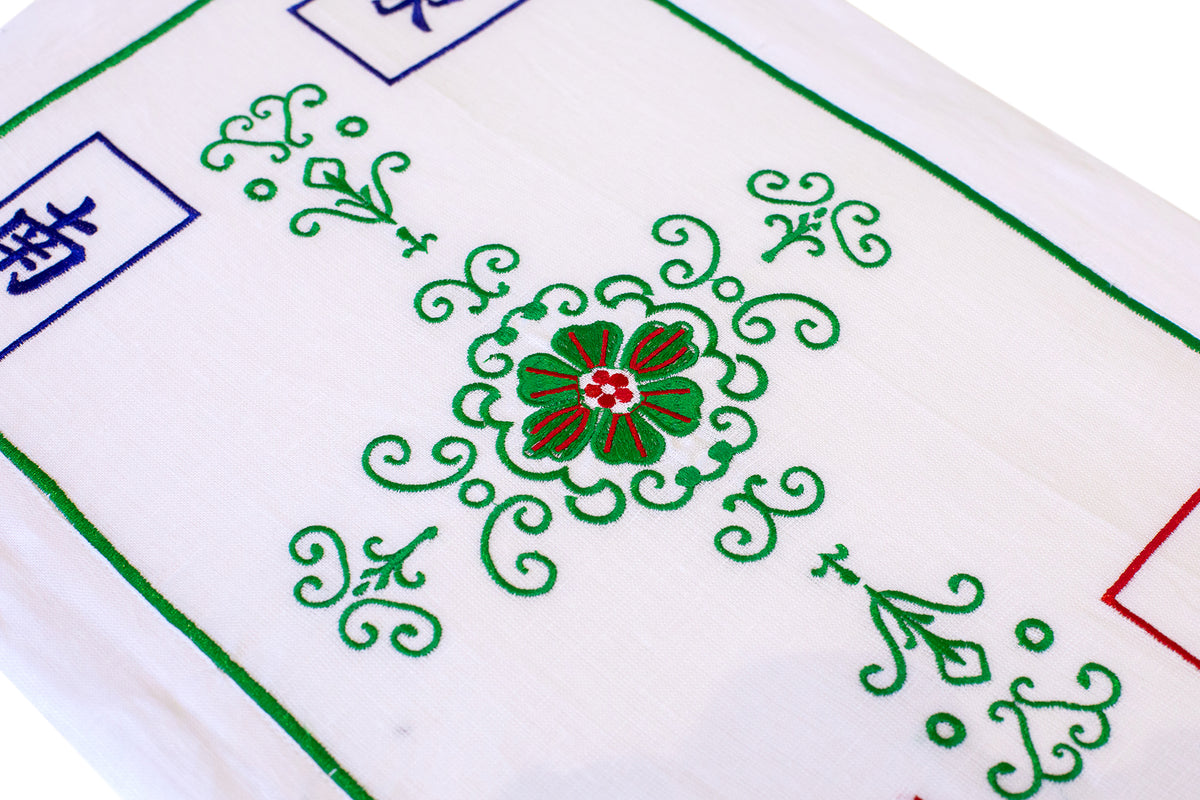 Mahjong tray covers.