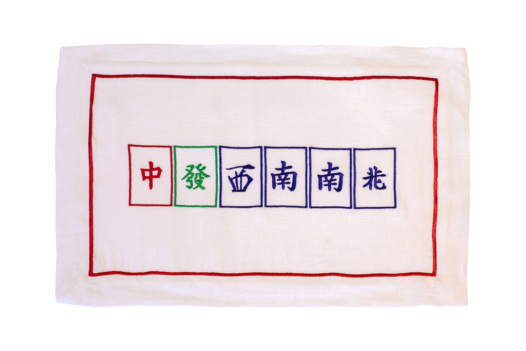 Mahjong tray covers.