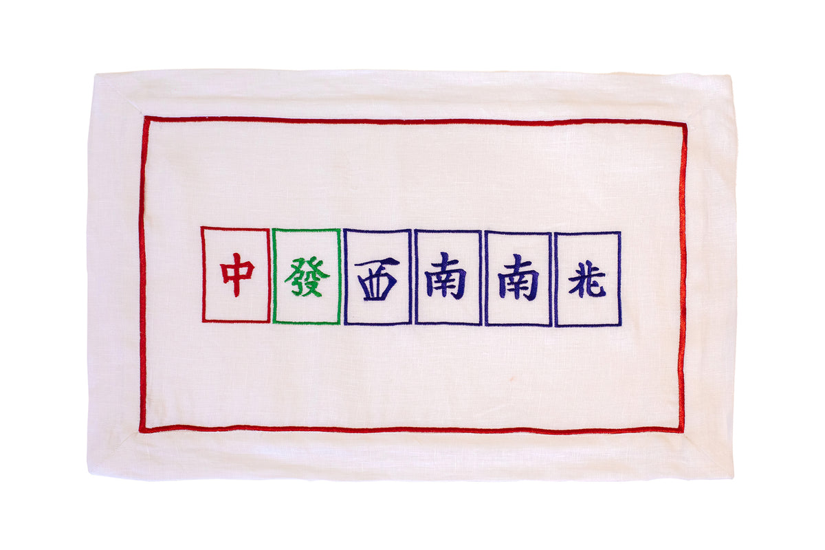 Mahjong tray covers.