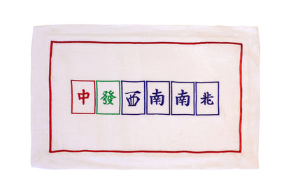 Mahjong tray covers.