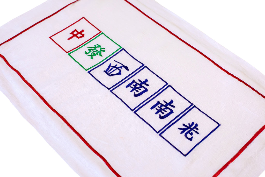 Mahjong tray covers.