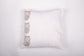 White Linen Cushion Cover With Embroidered Owls