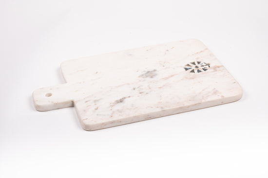 Marble Cheese Board With Mother Of Pearl Inlay