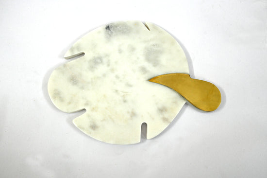 Leaf Platter White